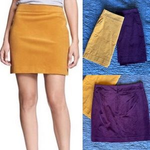 Banana Republic corduroy skirt bundle, size 0